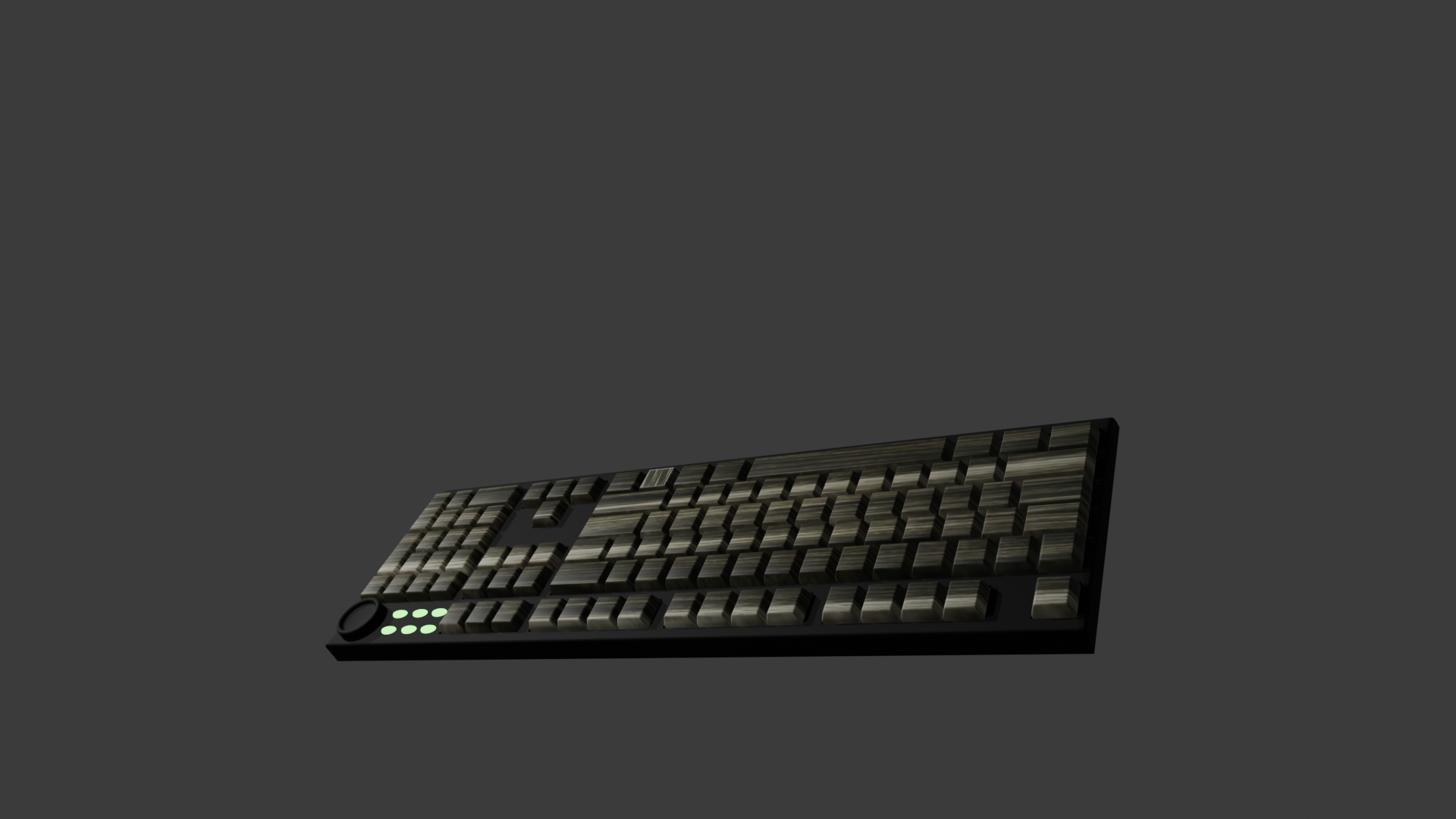 Ash Wood Hydro Dipped PBT Keycaps - 60/65/75/80/96/100 - All Keyboard Layouts