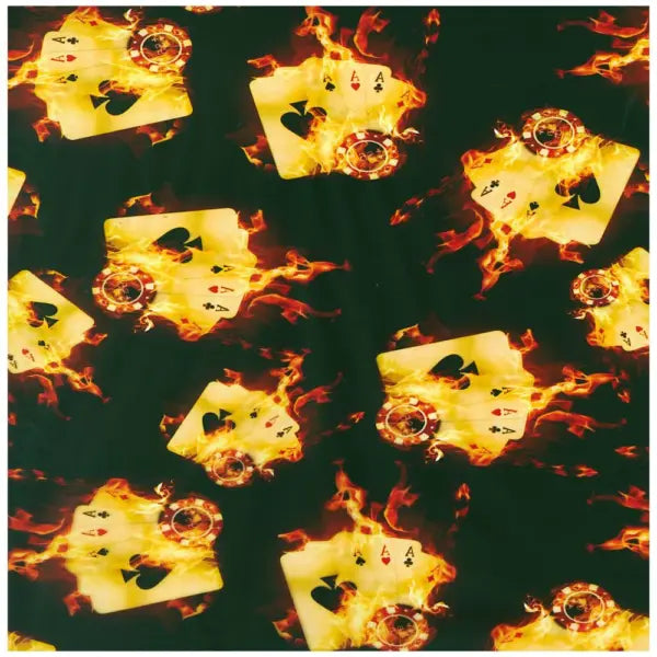 Flaming Cards Hydro Dipped Keycaps - 60/65/75/80/96/100 - All Keyboard Layouts